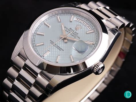 platinum rolex price|day date 40 platinum price.